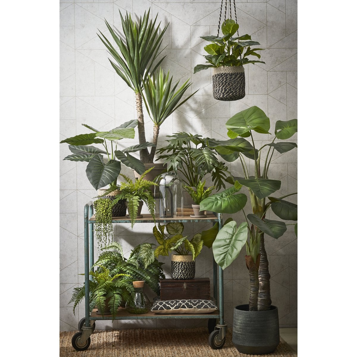 Yucca kunstplant, 120 cm