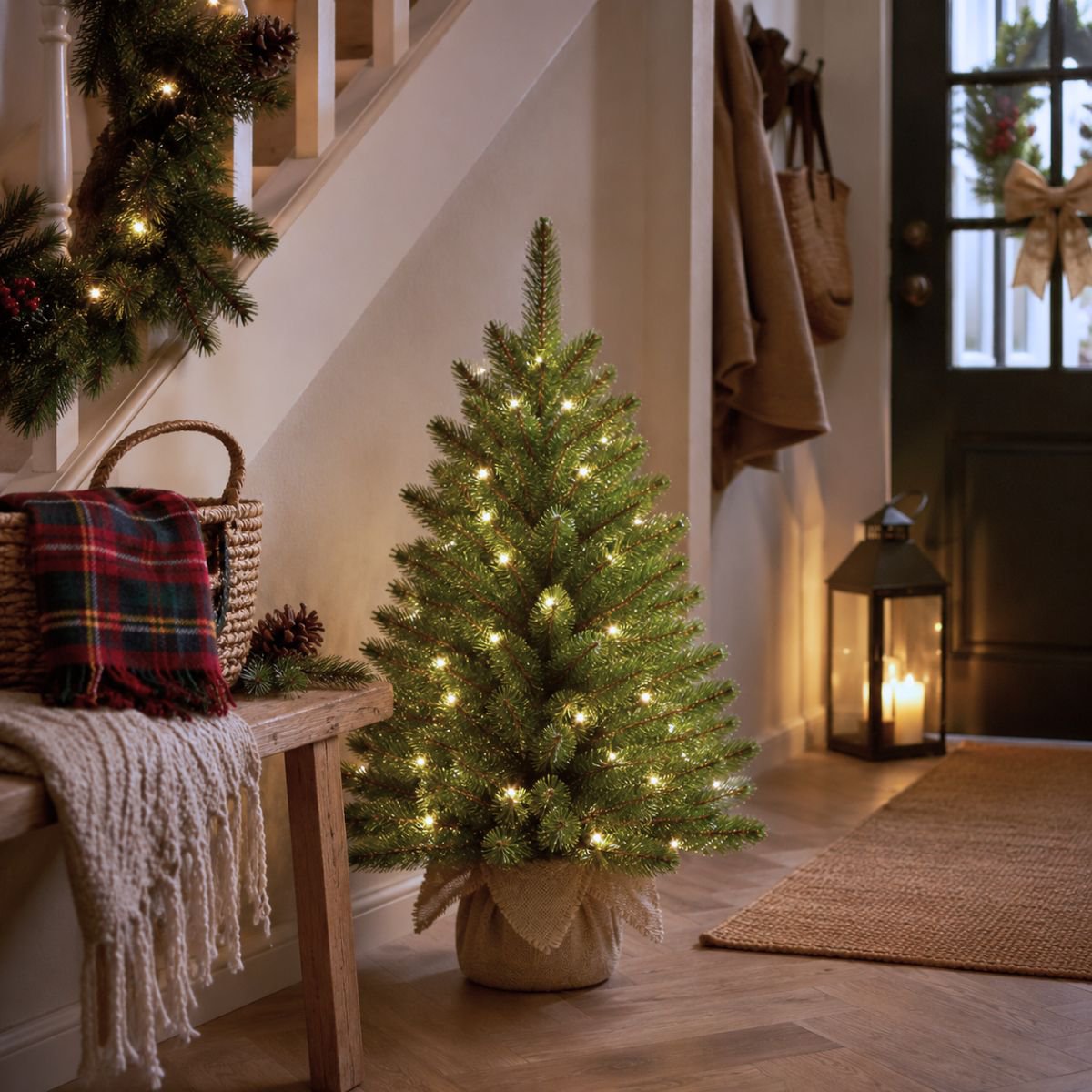 Kunstkerstboom Forest frosted Groen