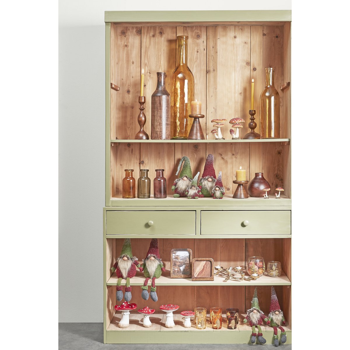 Mica Decorations Rioja Flesvaas – Gerecycled Glas Okergeel (H50 x Ø15 cm)