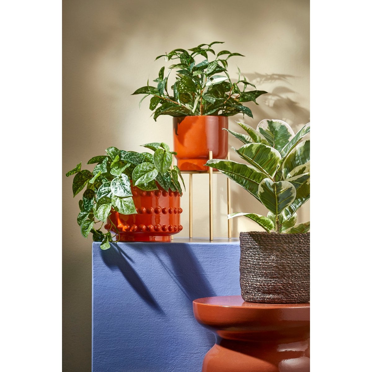 Scindapsus hangende kunstplant, 44 cm