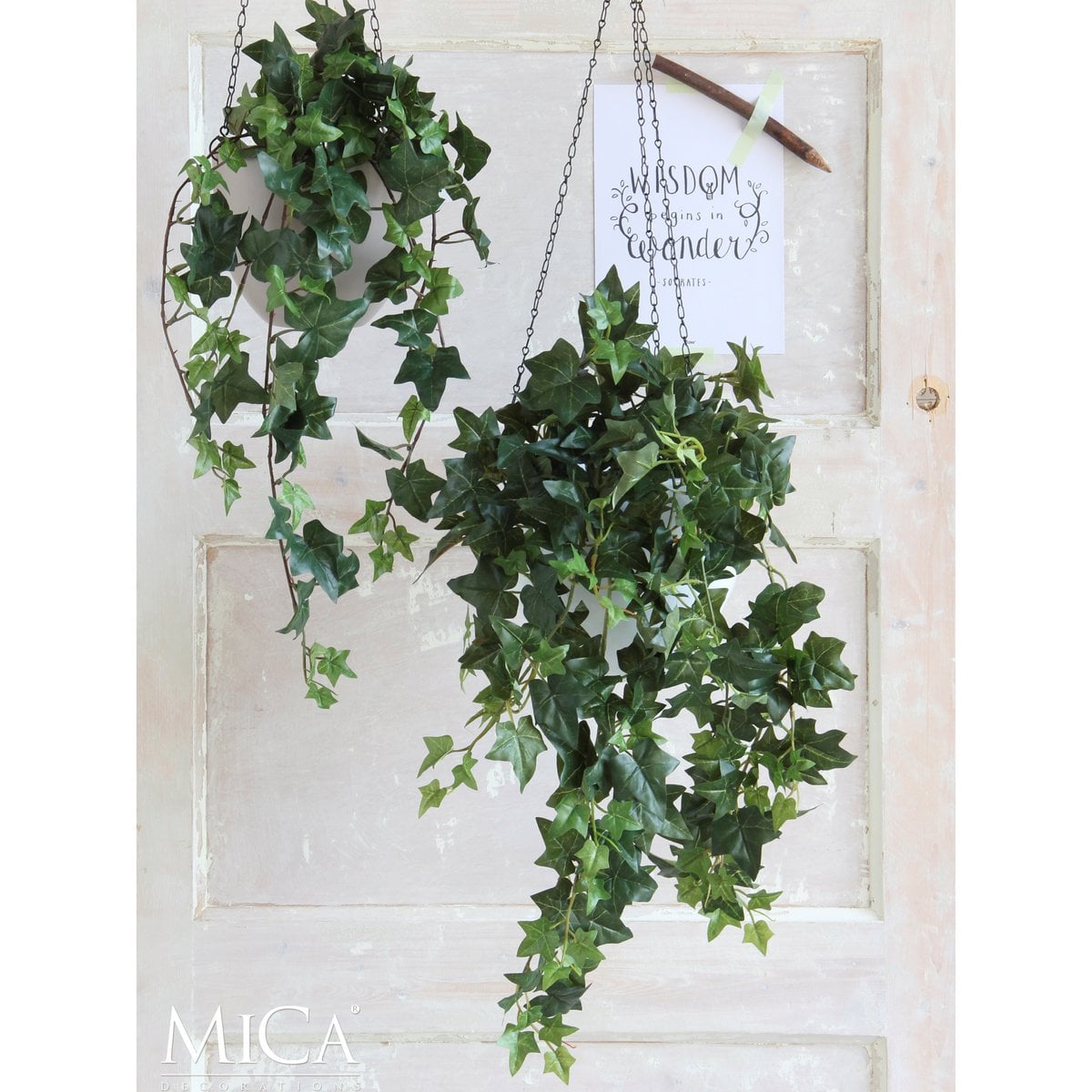 Hedera hangende kunstplant, 130 cm