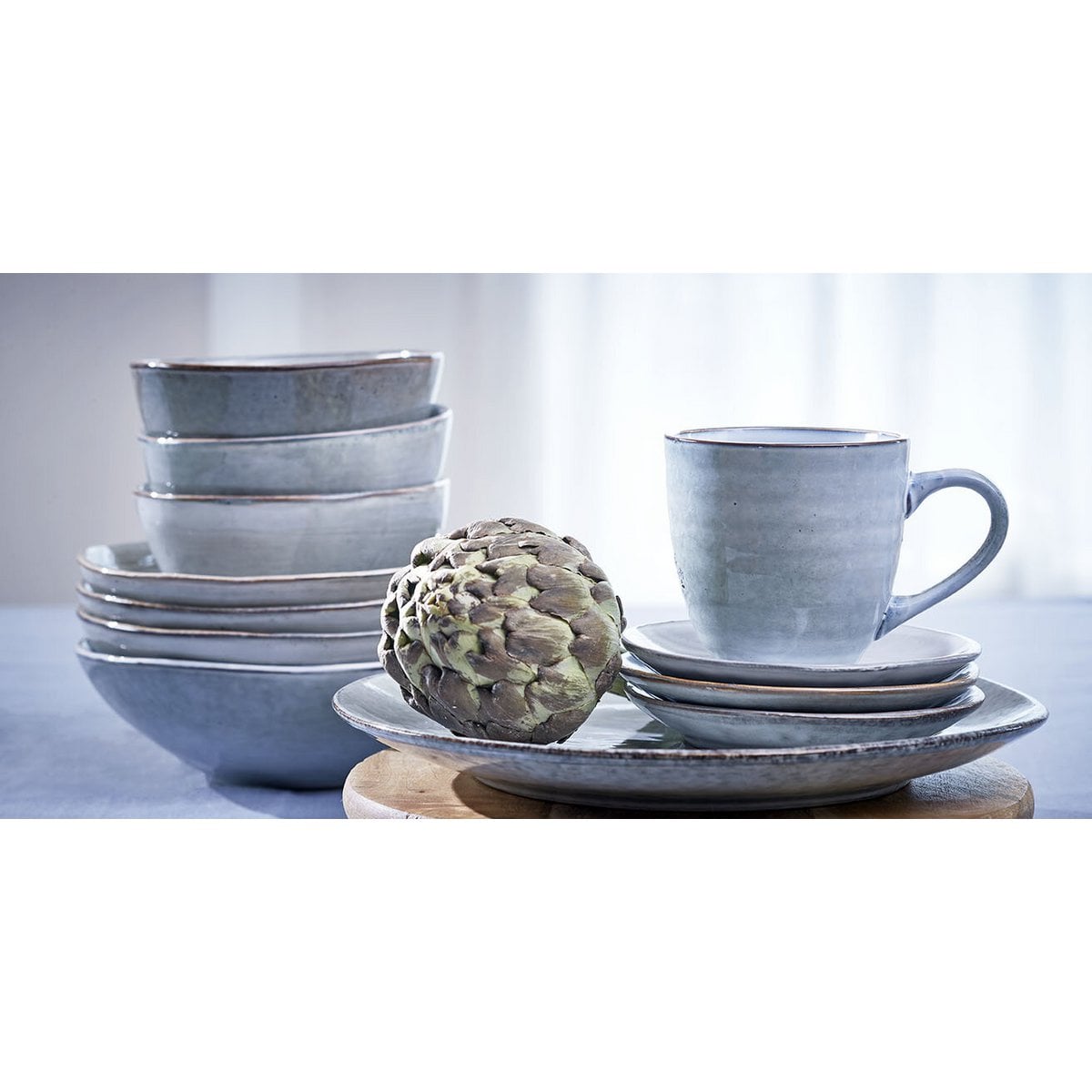 Servies set Tabo Grijs
