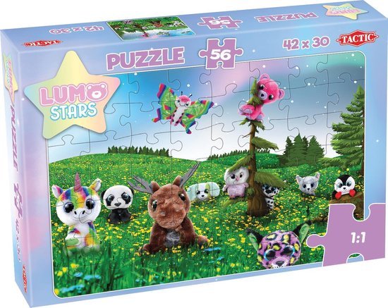 Lumo stars puzzel summer, 56 stukjes