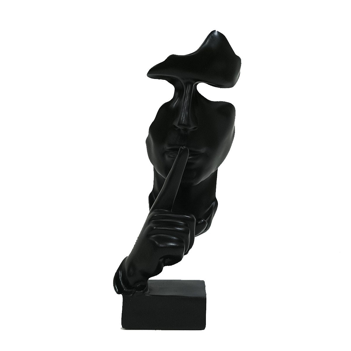 Kleine stilte woondecoratie, zwart, 10 × 10 × 27 cm