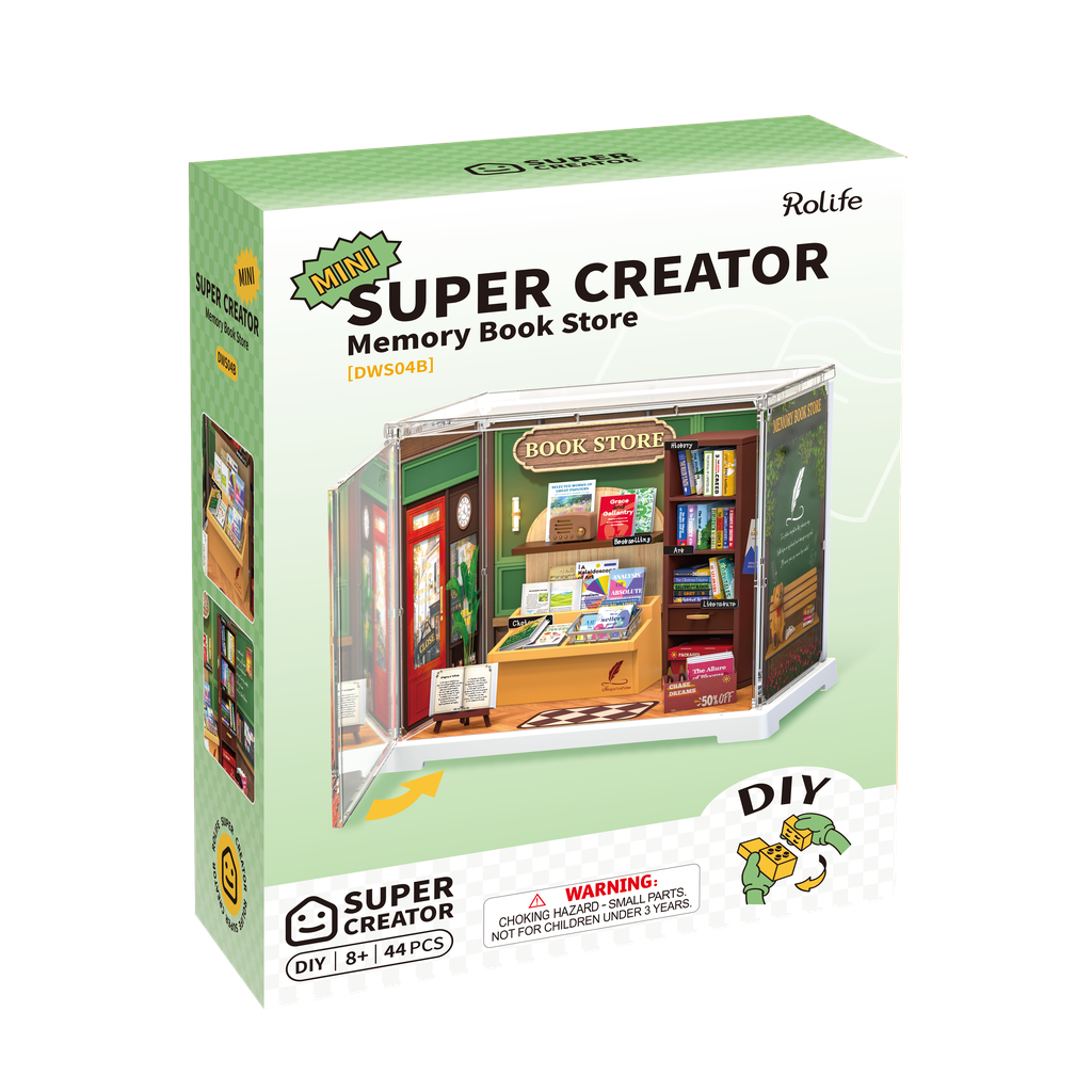 Miniatuur kerst bouwpakket met LED – eenvoudig DIY kerstmodel