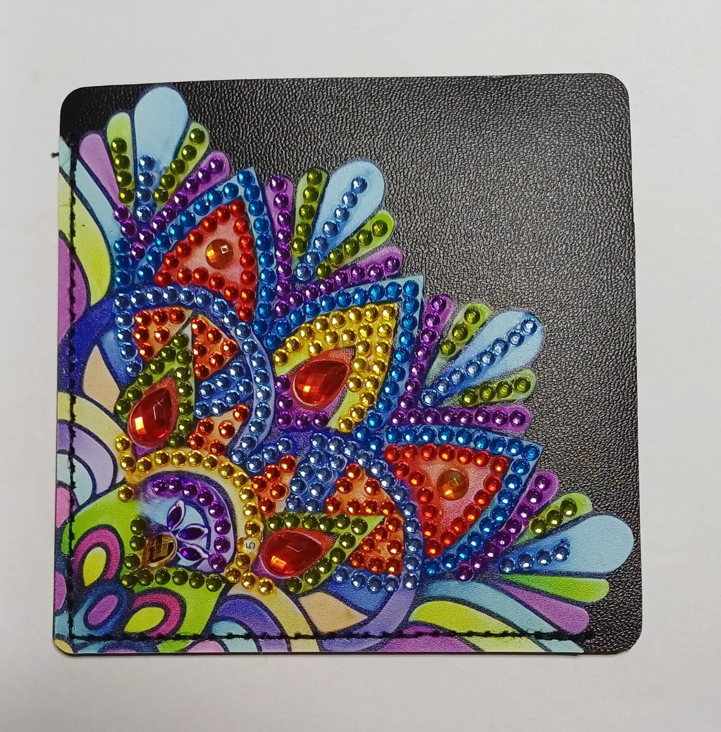 Kleurrijke bloemendecoratie, boekenlegger 10 × 10 cm