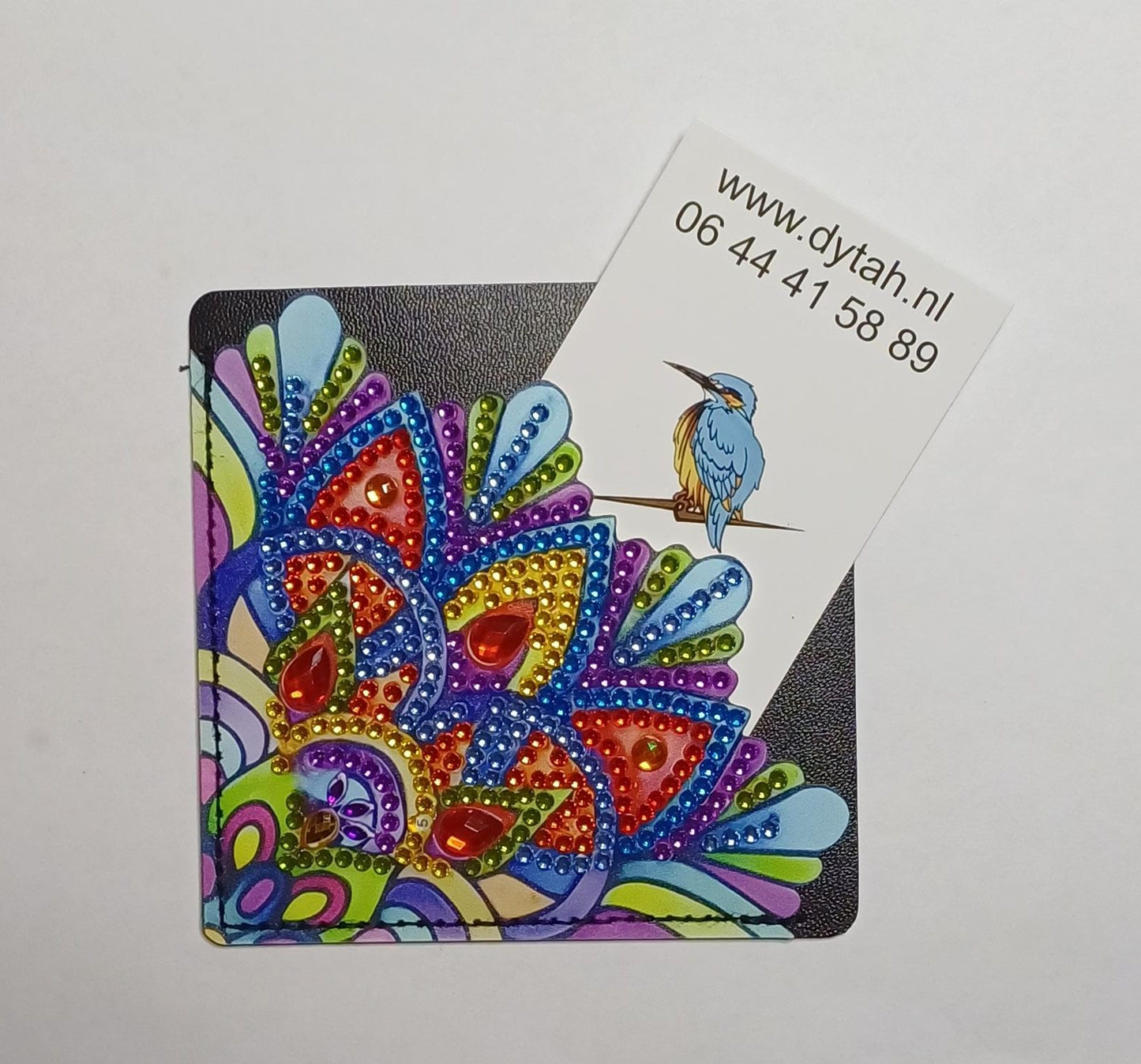 Kleurrijke bloemendecoratie, boekenlegger 10 × 10 cm