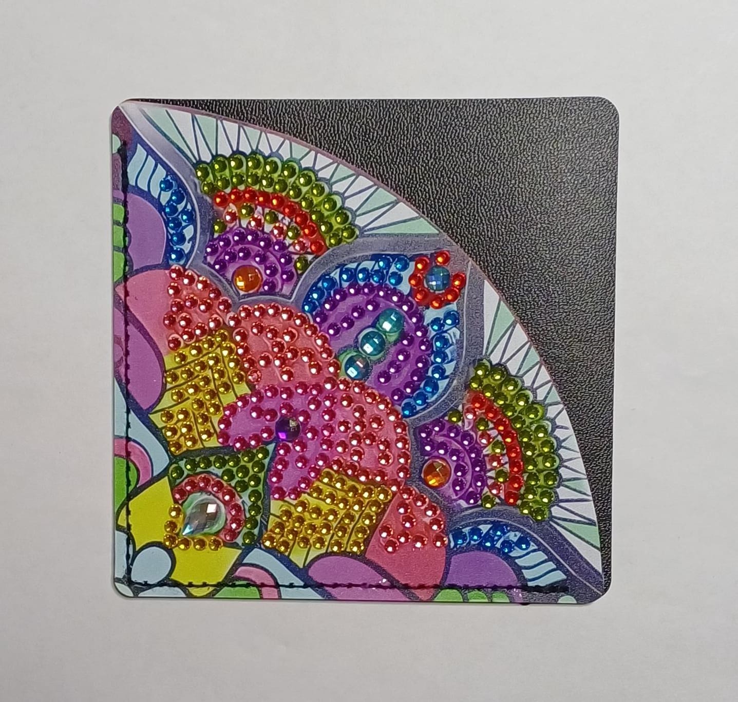 Kleurrijke bloemen, boekenlegger 10 × 10 cm