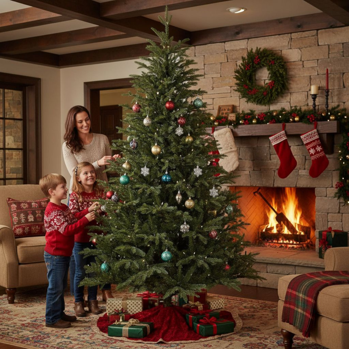 Vancouver kunstkerstboom, 155 cm