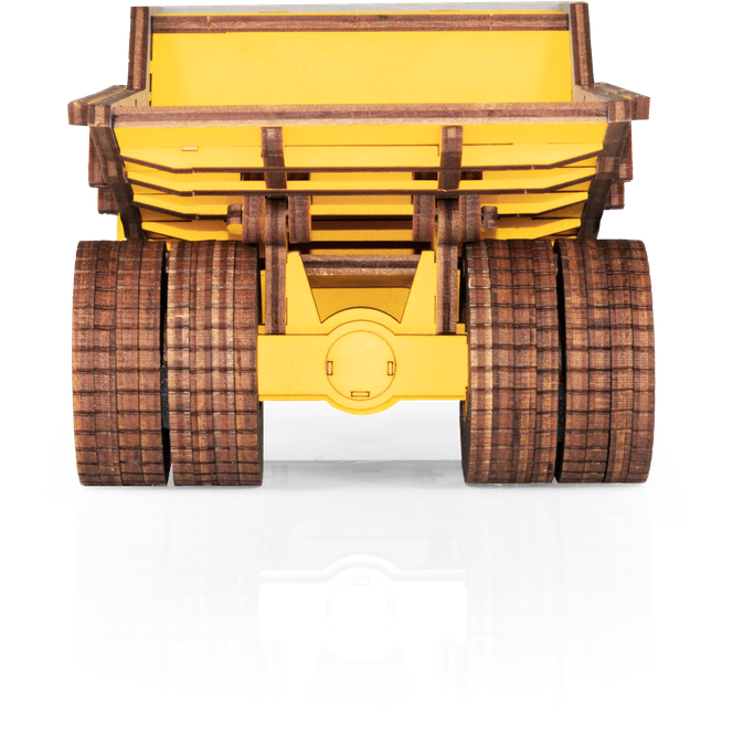 Hybride Mining Dump Truck Belaz-7513M houten 3D puzzel, 18 × 9 × 10 cm