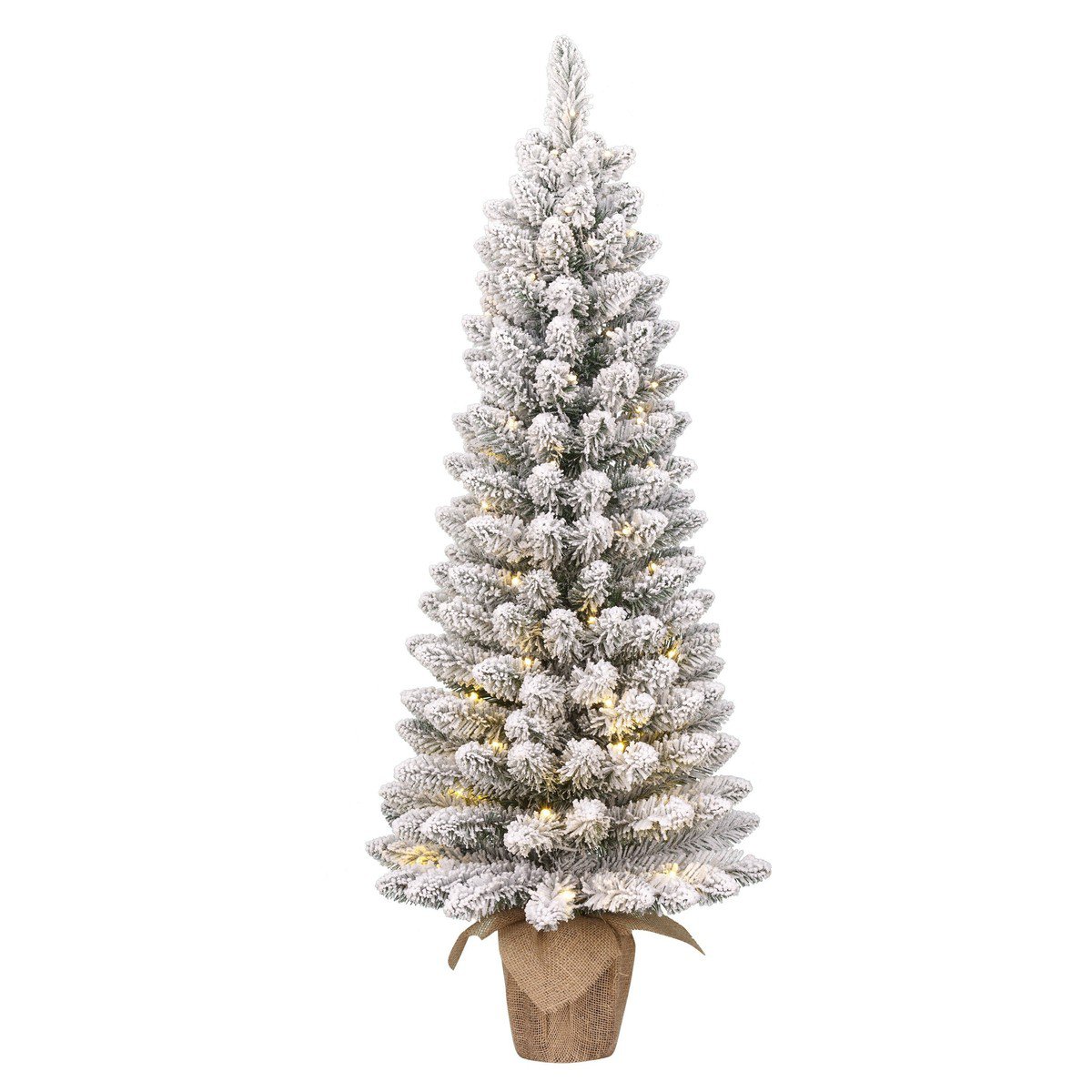 Gerlos besneeuwde kunstkerstboom met verlichting, 75 cm, Ø 36 cm