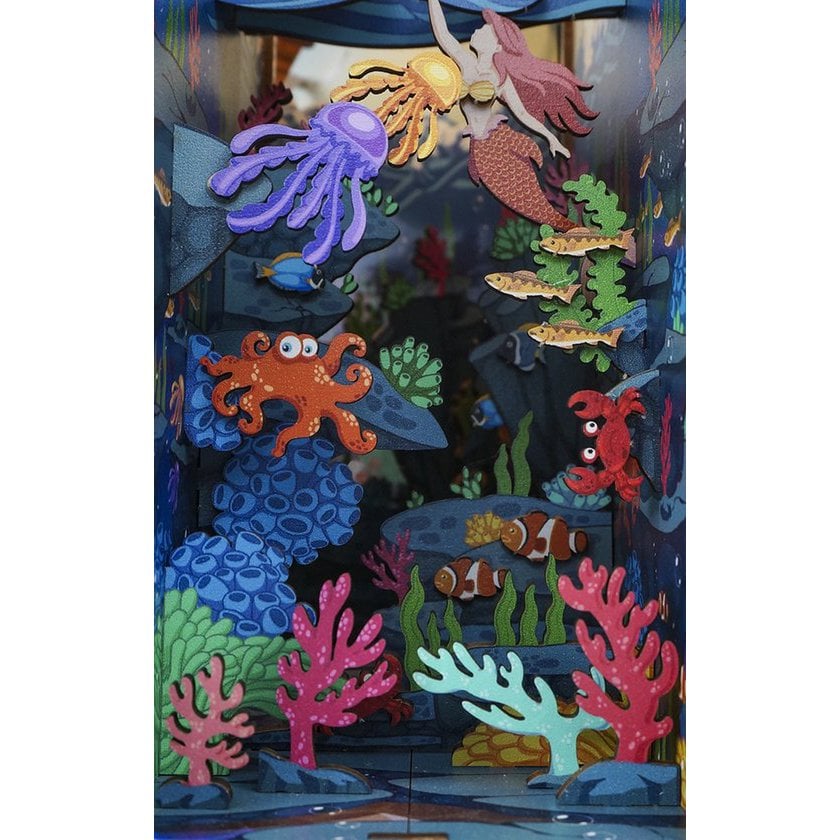 DIY book nook The Little Mermaid bookend, 24,5 cm