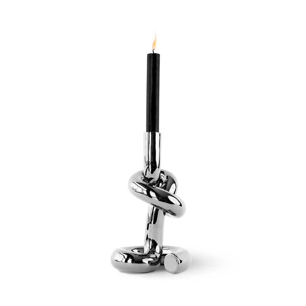 Knotted CandleHolder kandelaar, 13 × 12 × 23 cm