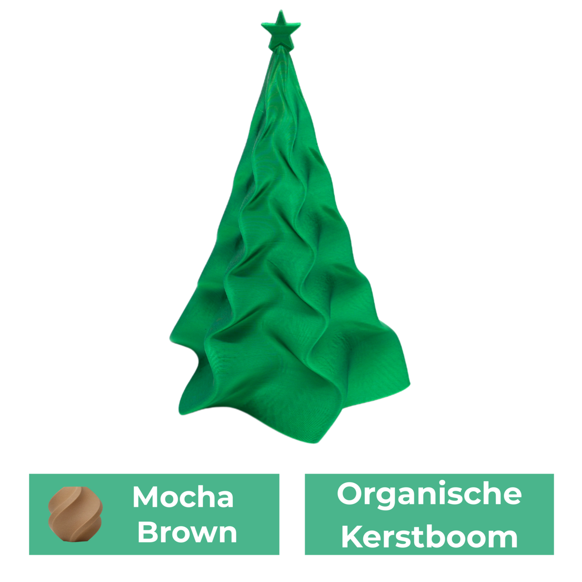 Organische kerstboom, 15 of 20 cm