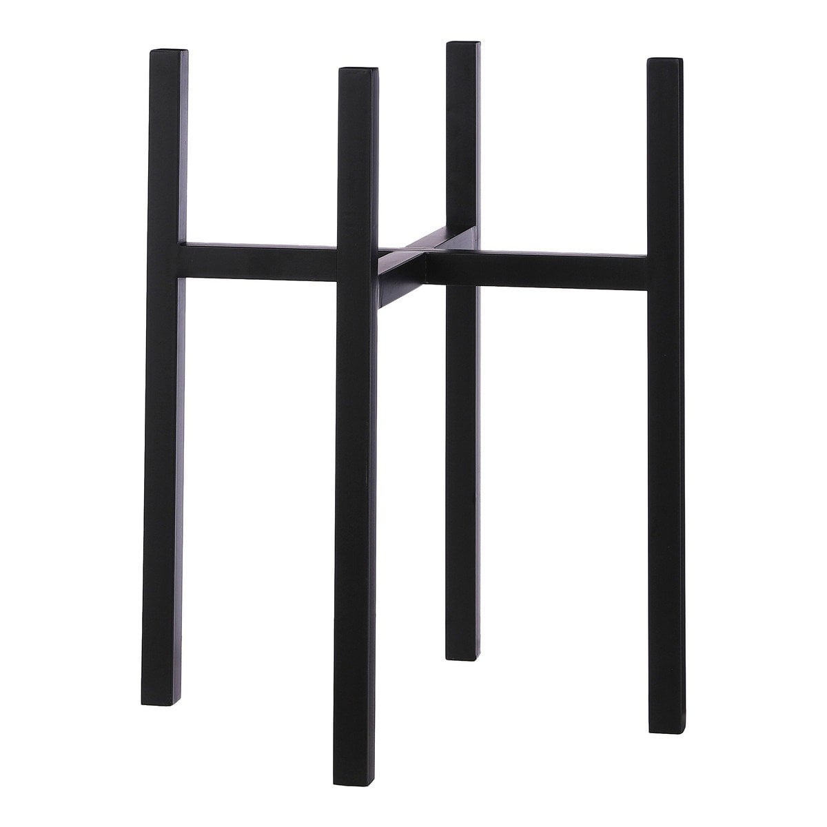 Ascot plantenstandaard, zwart, 41,5 × 41,5 × 50 cm