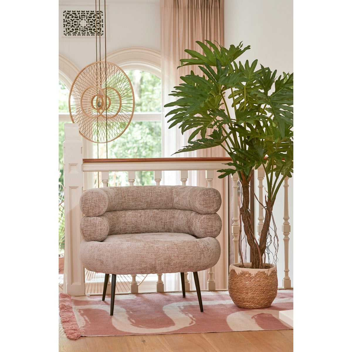 Philodendron kunstplant, 140 cm