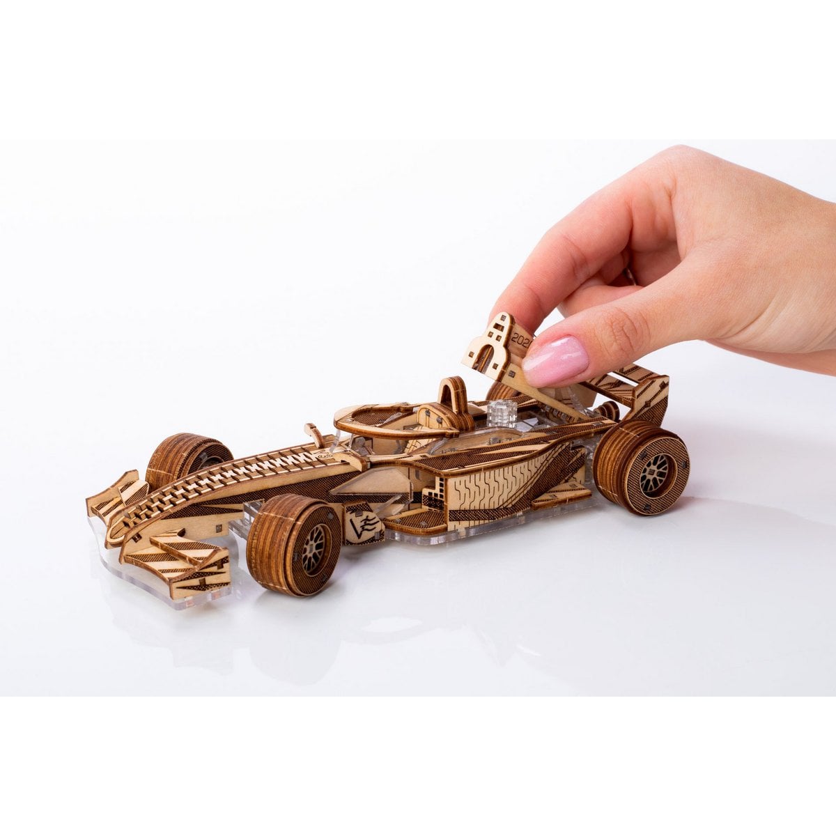 3D mechanisch modelbouw racer V3 17 × 7 × 4 cm – 223 stukjes