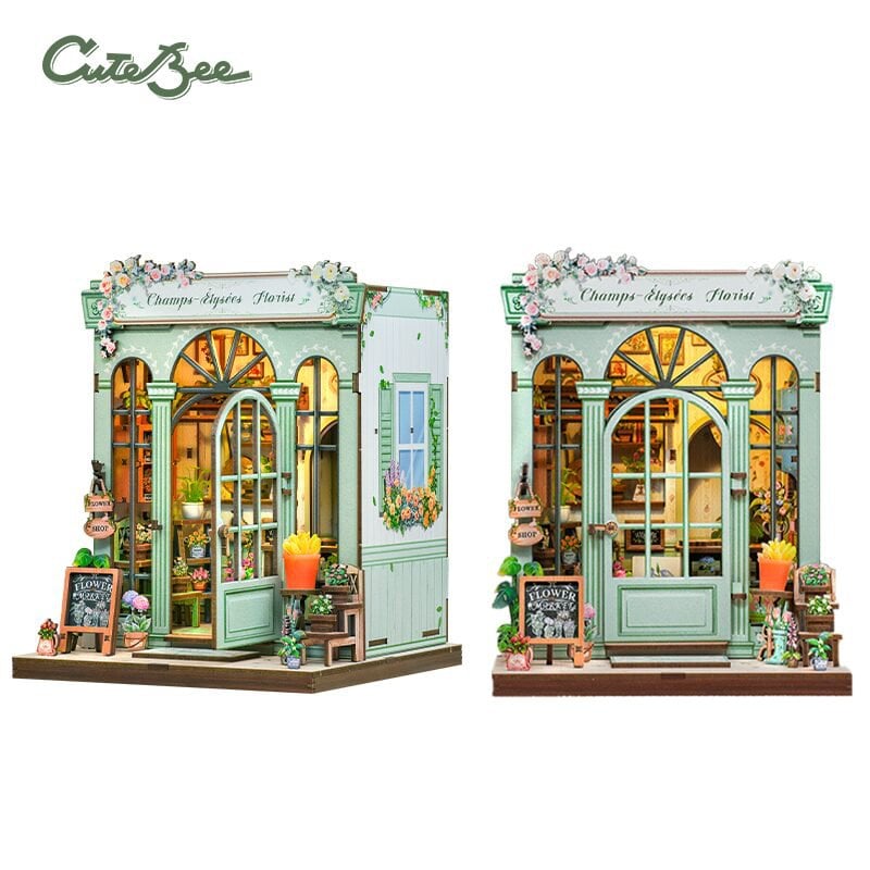 DIY huisje Champs-Élysées Florist, 16 cm