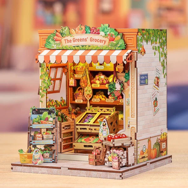 The Green Grocery miniatuurhuisje, 16,2 × 15,8 × 20,6 cm
