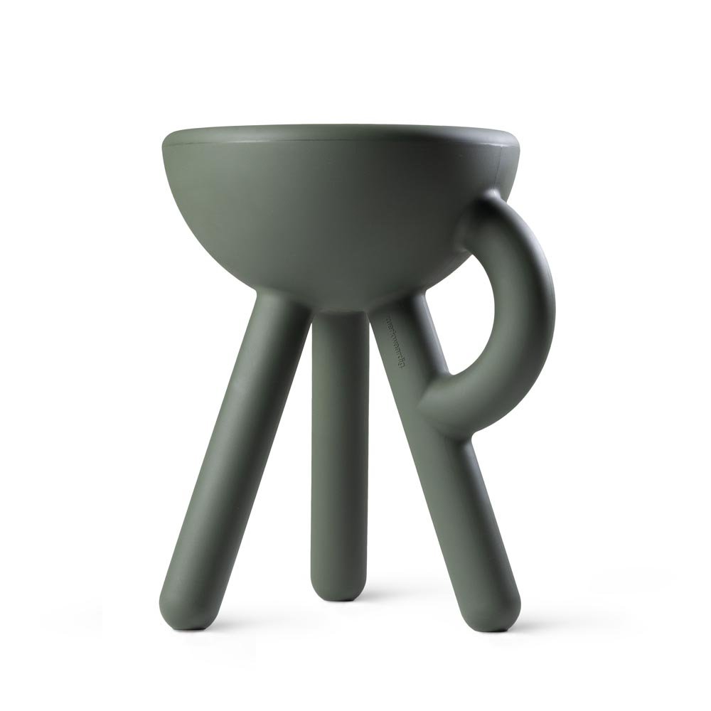 Tubby kruk, bijzettafel, sand, 38 × 33 × 45 cm