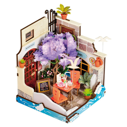DIY miniatuur restaurant, 10 x 9,5 x 13 cm