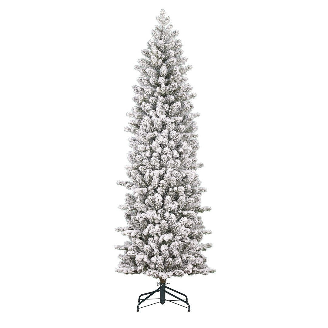 Harma Pilar licht besneeuwde kunstkerstboom, 215 cm, Ø 66 cm