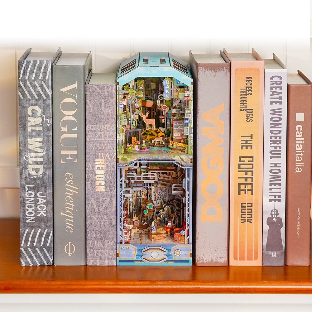 DIY book nook haven zero bookend, 26,3 cm