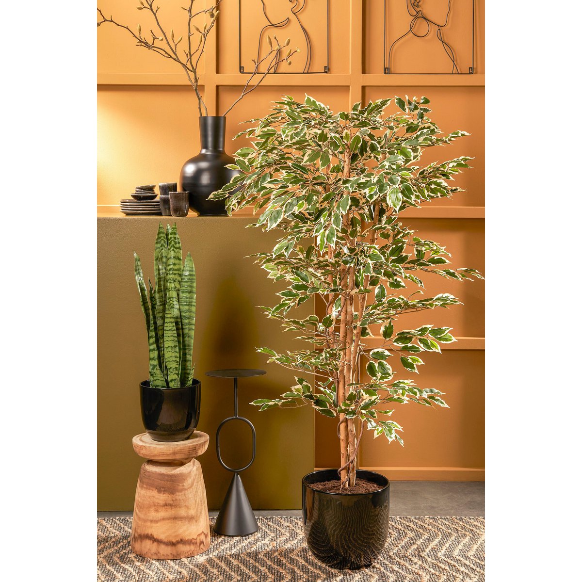 Ficus kunstplant, 180 cm
