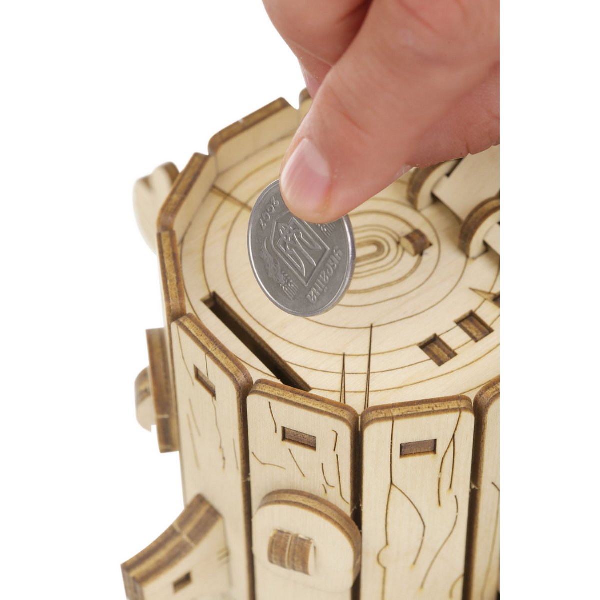 Forest Spirit 3D bouwpakket spaarpot, 15 × 13 × 15 cm