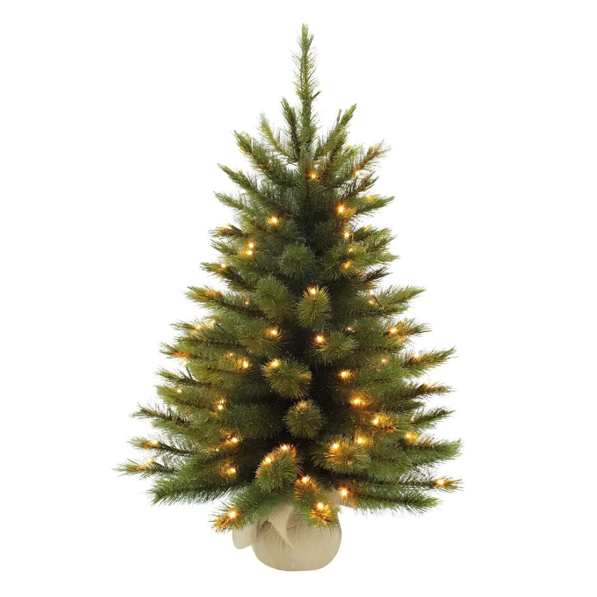 Forest Frosted kunstkerstboom met LED-verlichting, 60 cm