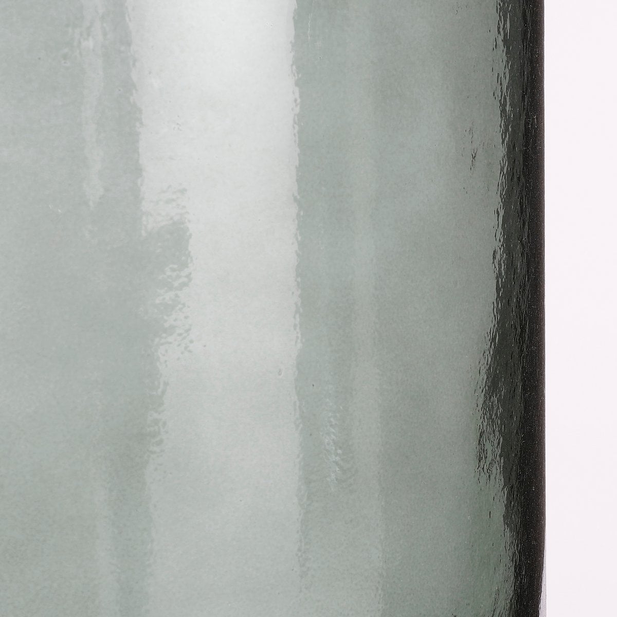 Mica Decorations Guan Flesvaas – Gerecycled Glas Grijsgroen (H40 x Ø15 cm)