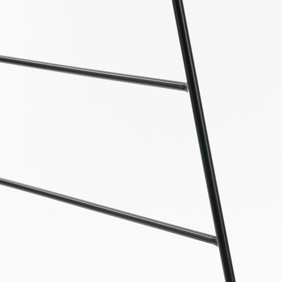 Zwarte metalen decoratieve kerstboom, 34 × 12 × 90 cm