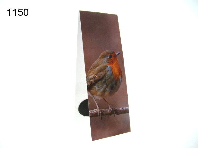 Roodborst, magnetische boekenlegger
