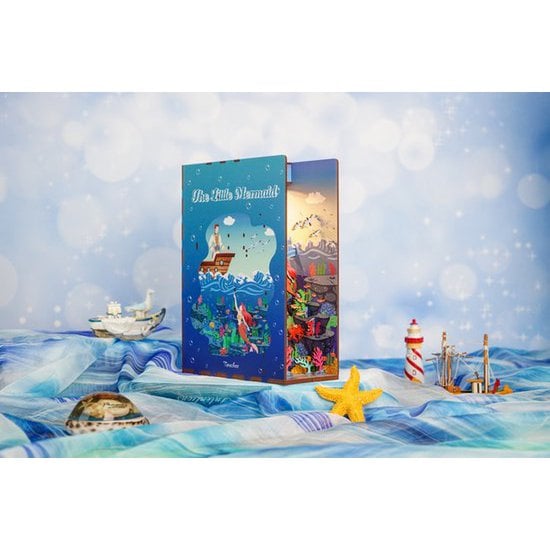 DIY book nook The Little Mermaid bookend, 24,5 cm