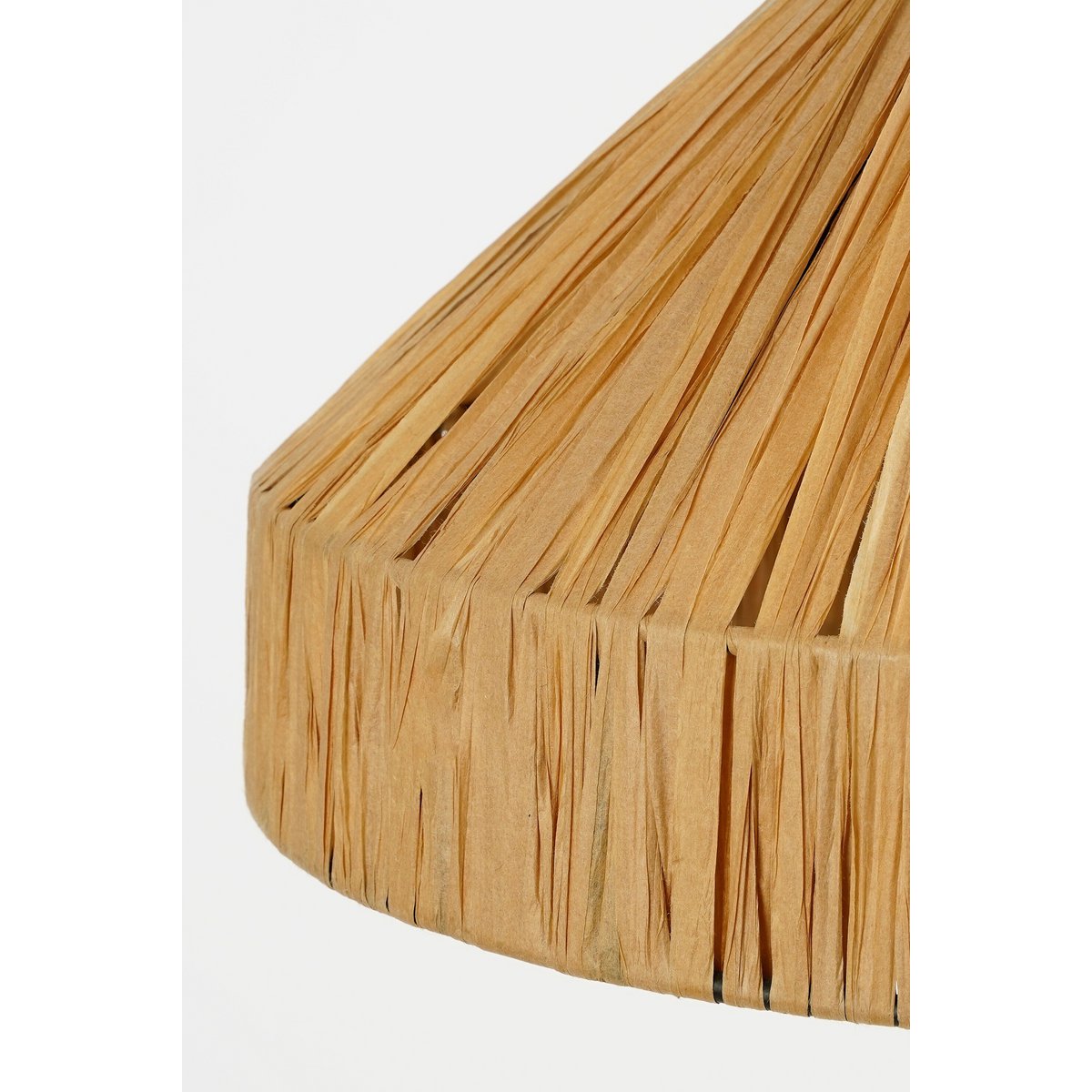 Elisa hanglamp raffia zwart Ø40 cm