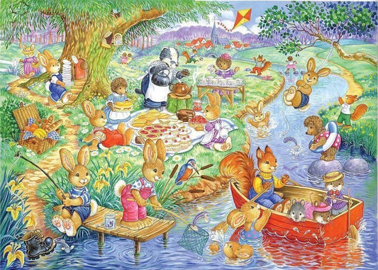 Picnic Time legpuzzel, 80 stukjes