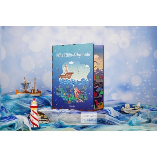 DIY book nook The Little Mermaid bookend, 24,5 cm
