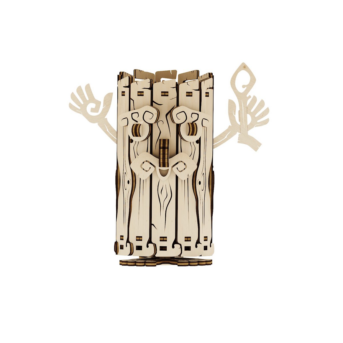 Forest Spirit 3D bouwpakket spaarpot, 15 × 13 × 15 cm