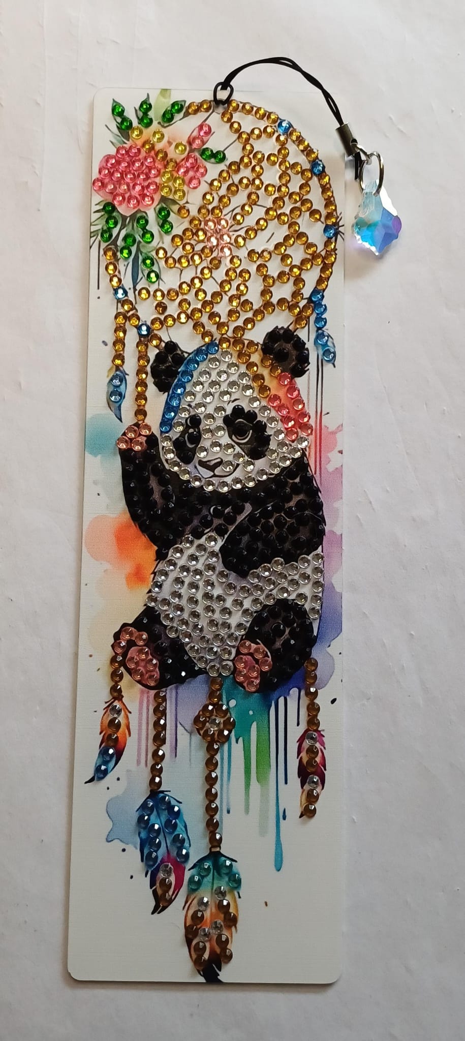 Panda met dromenvanger, boekenlegger 5,5 × 19,5 cm