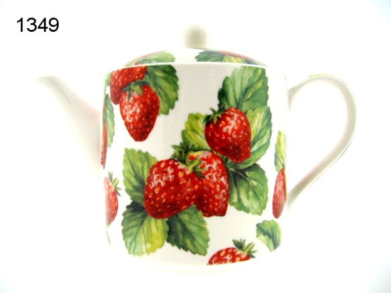Aardbei, theepot