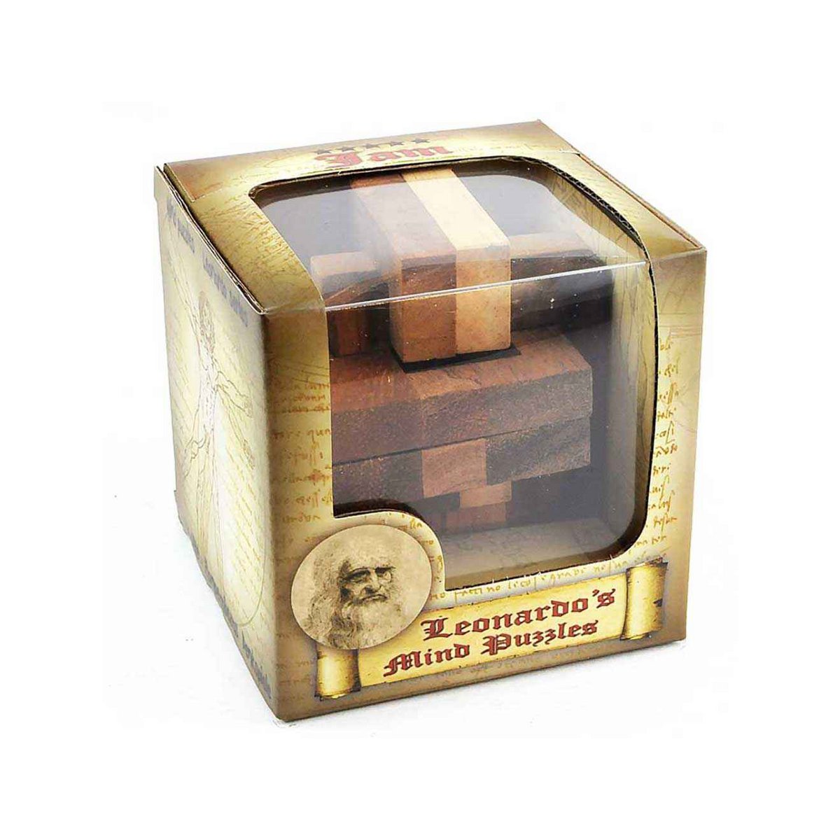 Breinbreker Jam houten puzzel 8 × 8 × 8 cm