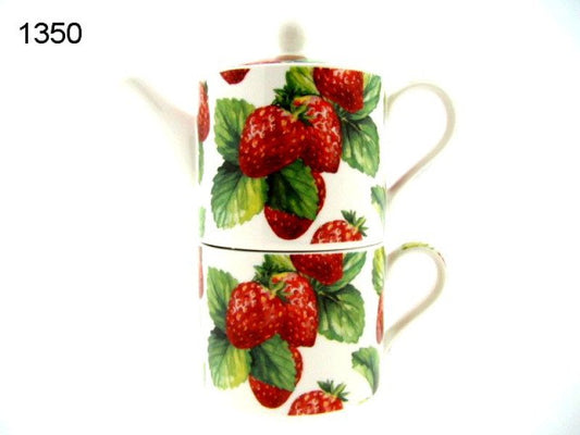 Aardbei, tea for one