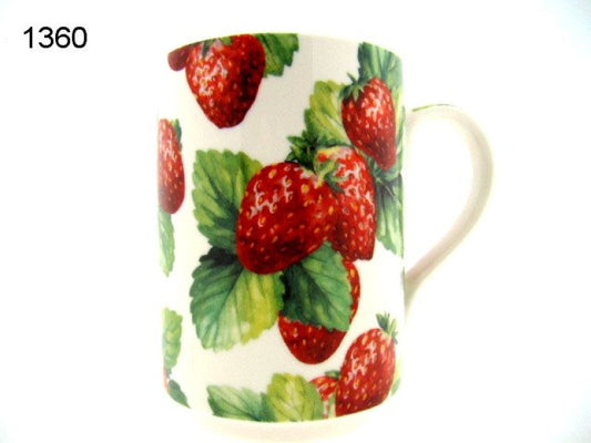 Aardbei mok, ca 300 ml