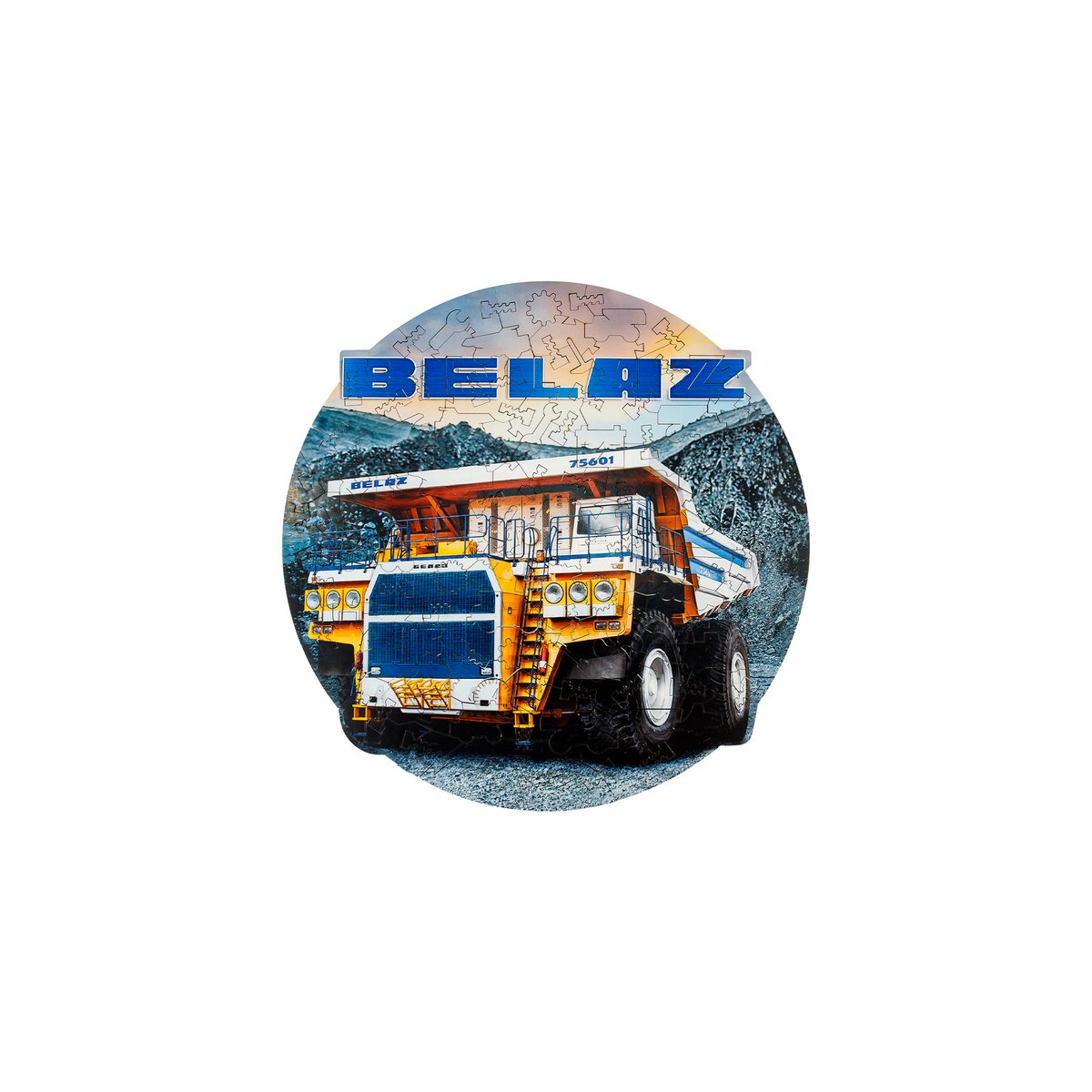 Houten puzzel Belaz 75601 177 stukjes, 27,6 × 27,6