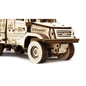 3D mechanische houten puzzel truck MAZ-6440RR 24 × 9 × 11,7 cm – 277 stukjes