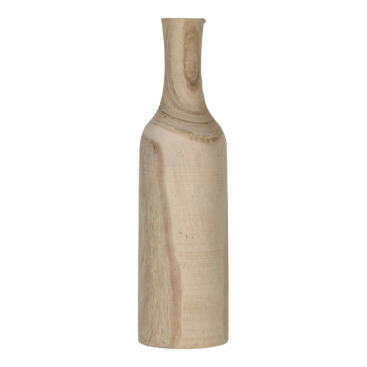 Vaas Pia lichtbruin hout, 47 x 13 cm