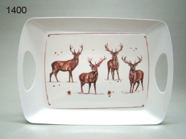 Edelhert dienblad, groot