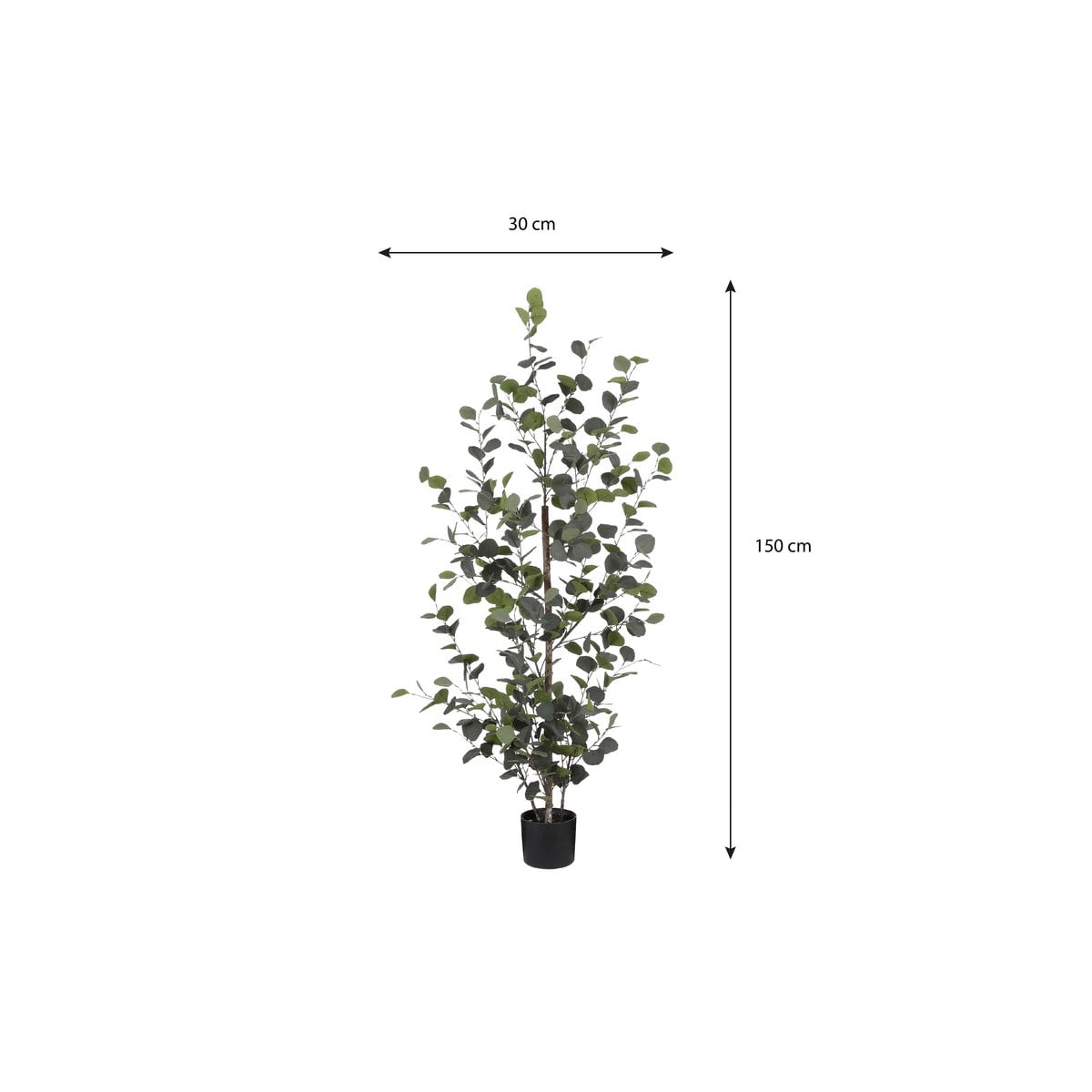 Eucalyptus kunstplant, 150 cm