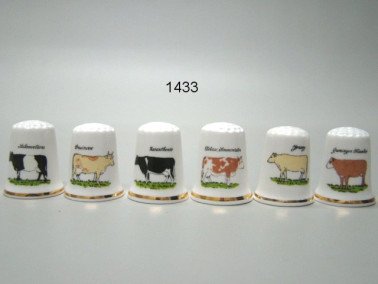 Koe vingerhoedjes, 6 stuks