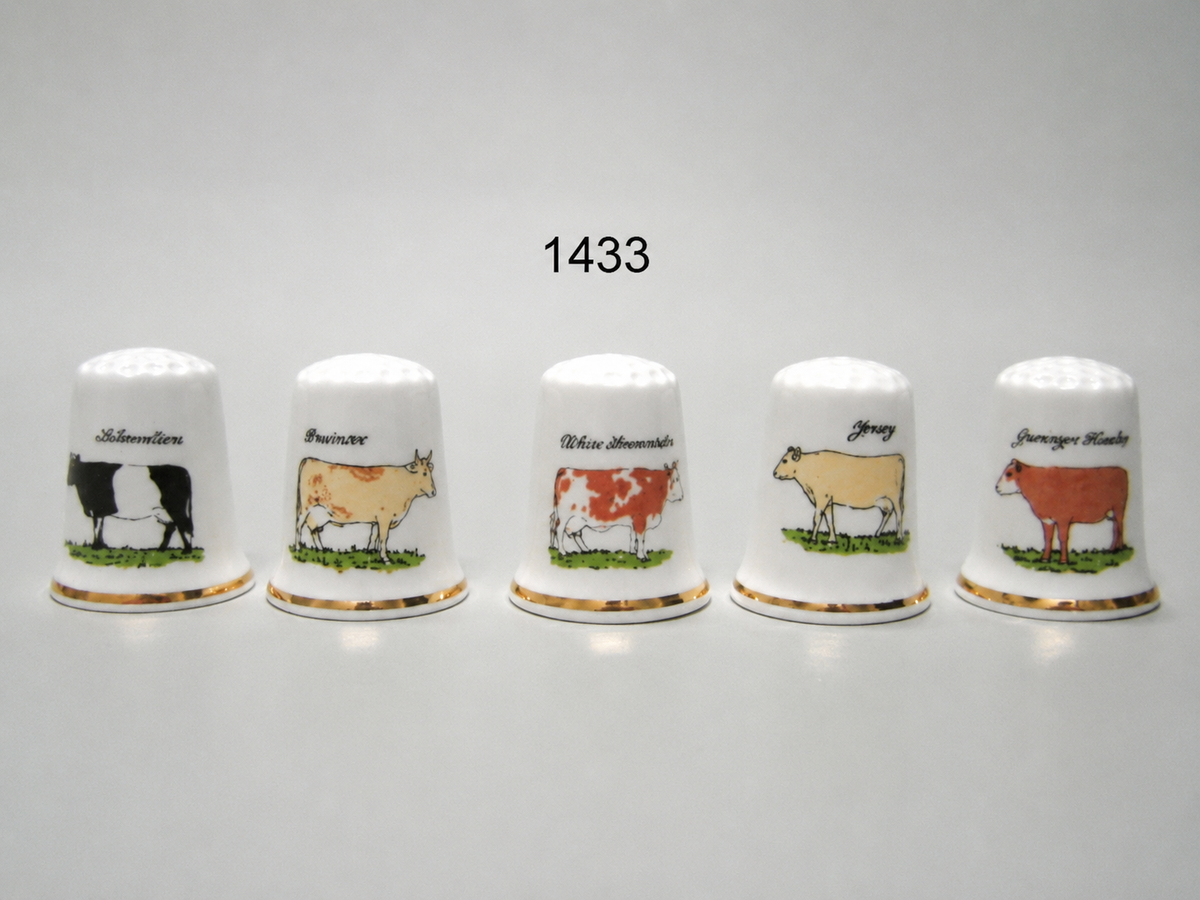 Koe vingerhoedjes, 5 stuks